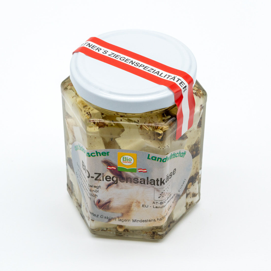 Ziegen-Salatkäse in Öl