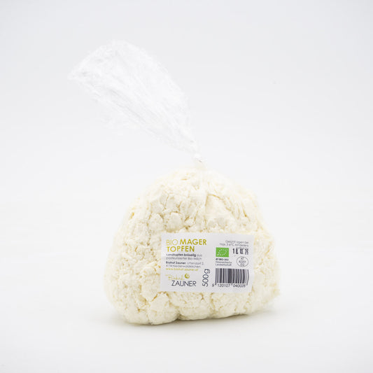 Magertopfen bröselig